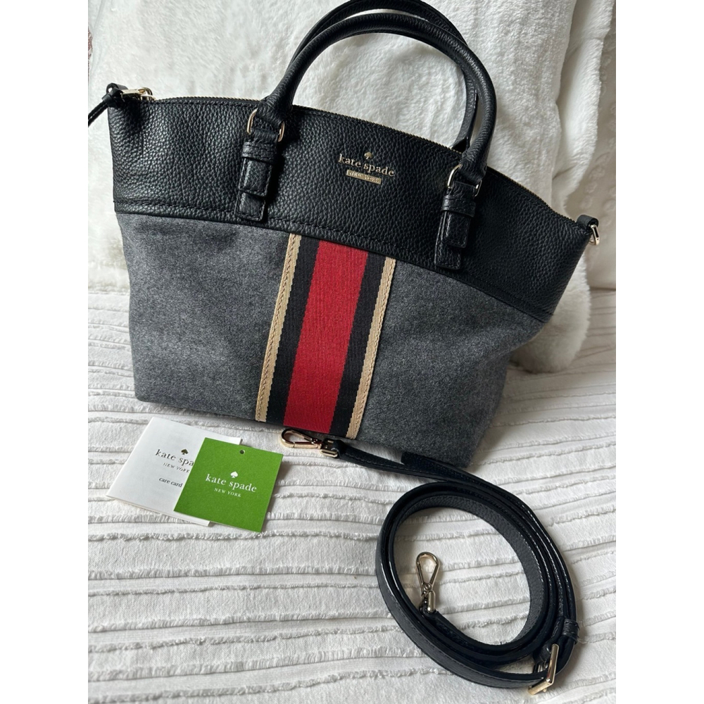 NWT Kate Spade “Small Dixon” Handbag in Charcoal